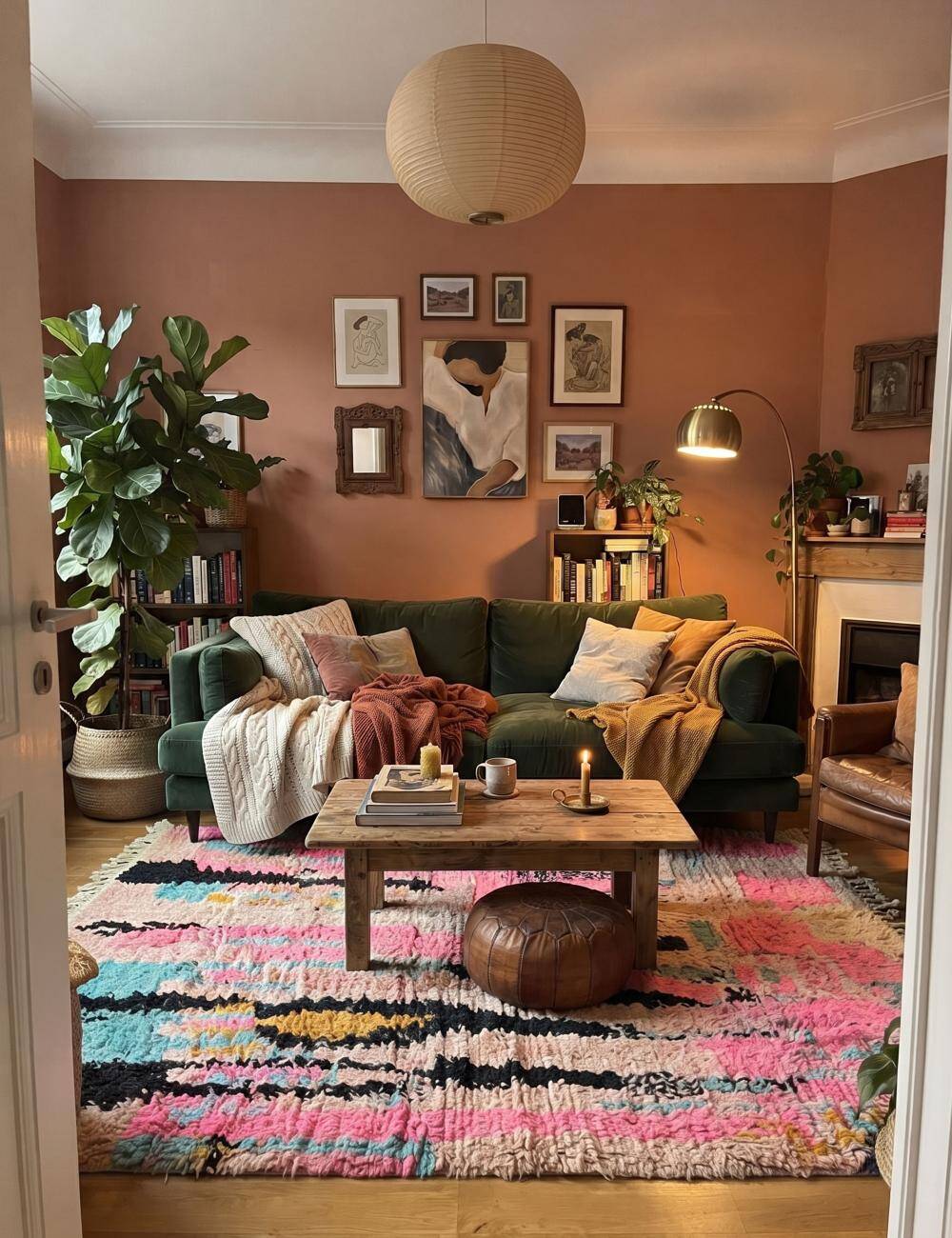 Tapis Berbère contemporain - 303 x 210 cm