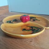 Aperitif serving dish in slip stamped Vallauris