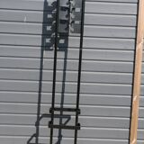 Manade black coat rack with 8 hooks