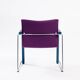 Fauteuil lounge Thonet Wulf Schneider s320 en laine violette, années 1980