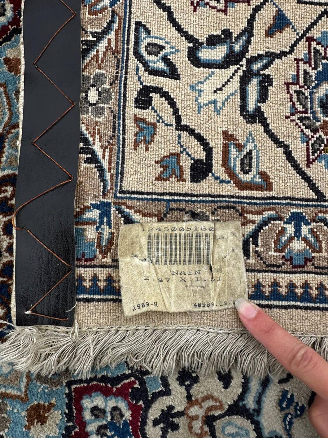 Dwarf Persian Hand-Knotted Rug