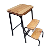 Foldable steplady stool