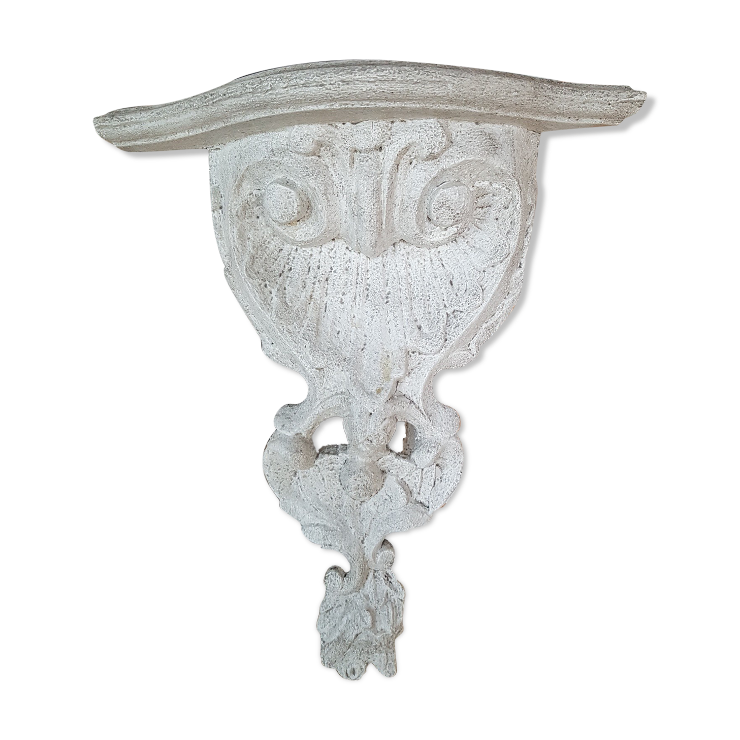 Console wall shelf patinated gustavian style