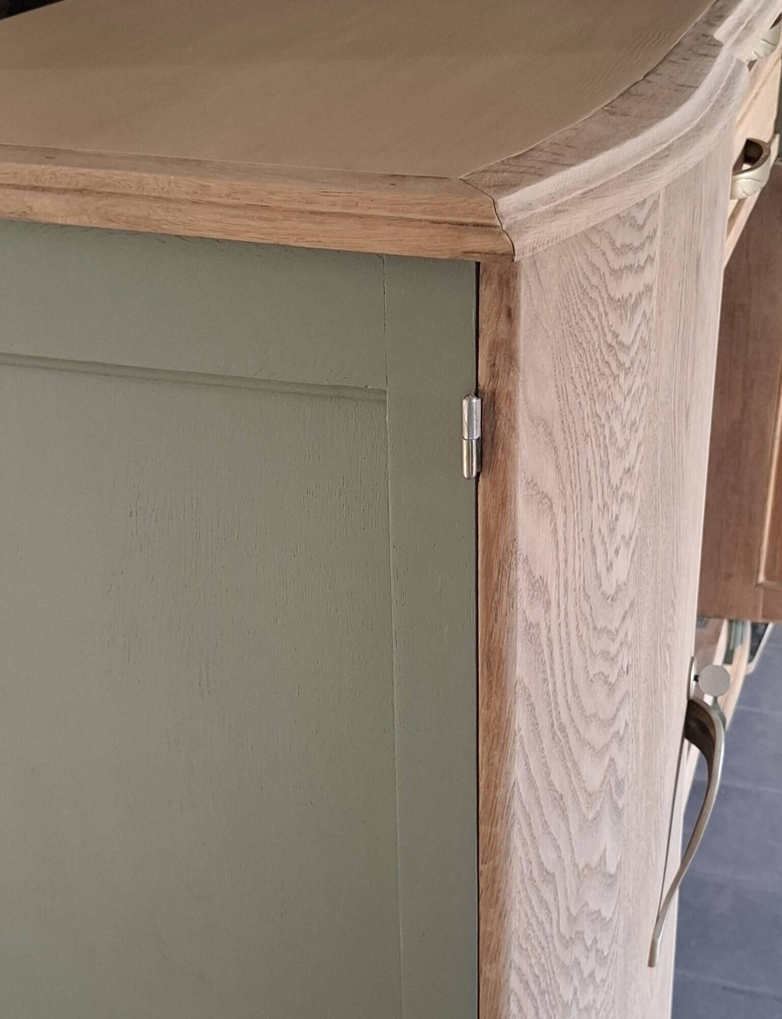 Art deco buffet in raw oak refurbished
