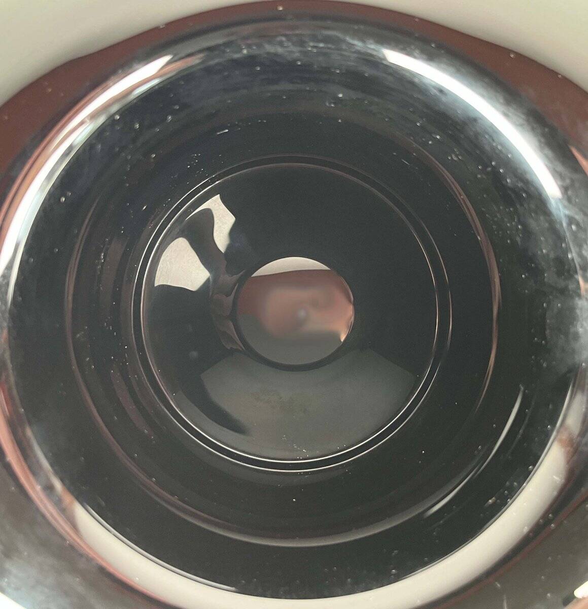 Vintage Italian vase top hat in Murano glass, 1980s.