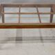Coffee table with glass top