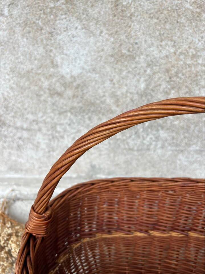 Vintage wicker basket