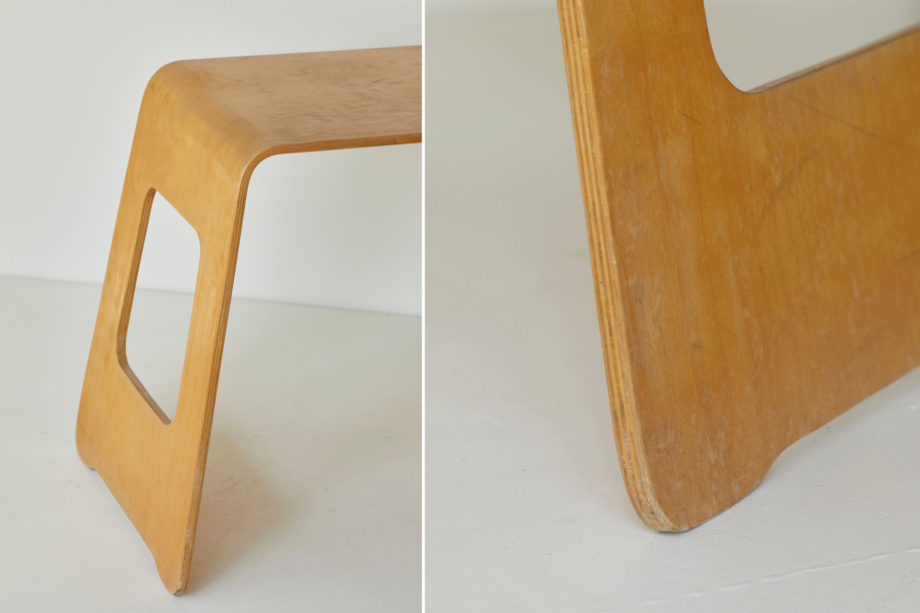 Pair of Benjamin stools tables by Lisa Norinder IKEA vintage 90s