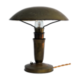 Art Deco bauhaus copper mushroom lamp