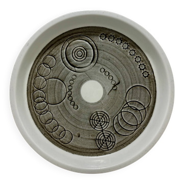 Plat / bol céramique, Sarek de Olle Alberius pour Rörstrand - Suède - 1960