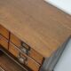 French oak late XIXth century general store shop / display cabinet