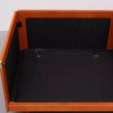 Stunning Leather 2.5 seater Sofa design by Pierluigi Cerri for poltrona fra