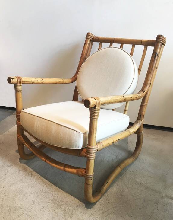 Bamboo armchair