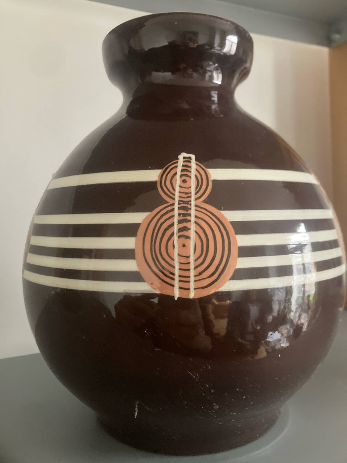 Art Deco / African type vase