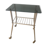small glass-service table