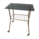 small glass-service table