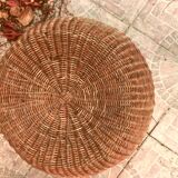 Vintage wicker coffee table
