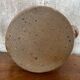 Antique brown beige pyrite stoneware teapot + vintage cork stopper