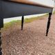Louis Philippe style oval patinated bistro farm table - 1m90