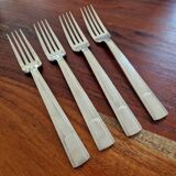 Christofle Set of 4 table forks Gabon Design Fjerdingstad model
