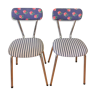 2 chaises rétro