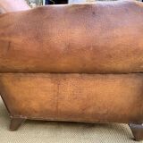 Leather club armchair 1930