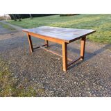 Country farmhouse table in oak