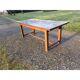 Country farmhouse table in oak