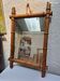 Miroir vintage en bois imitant le bambou