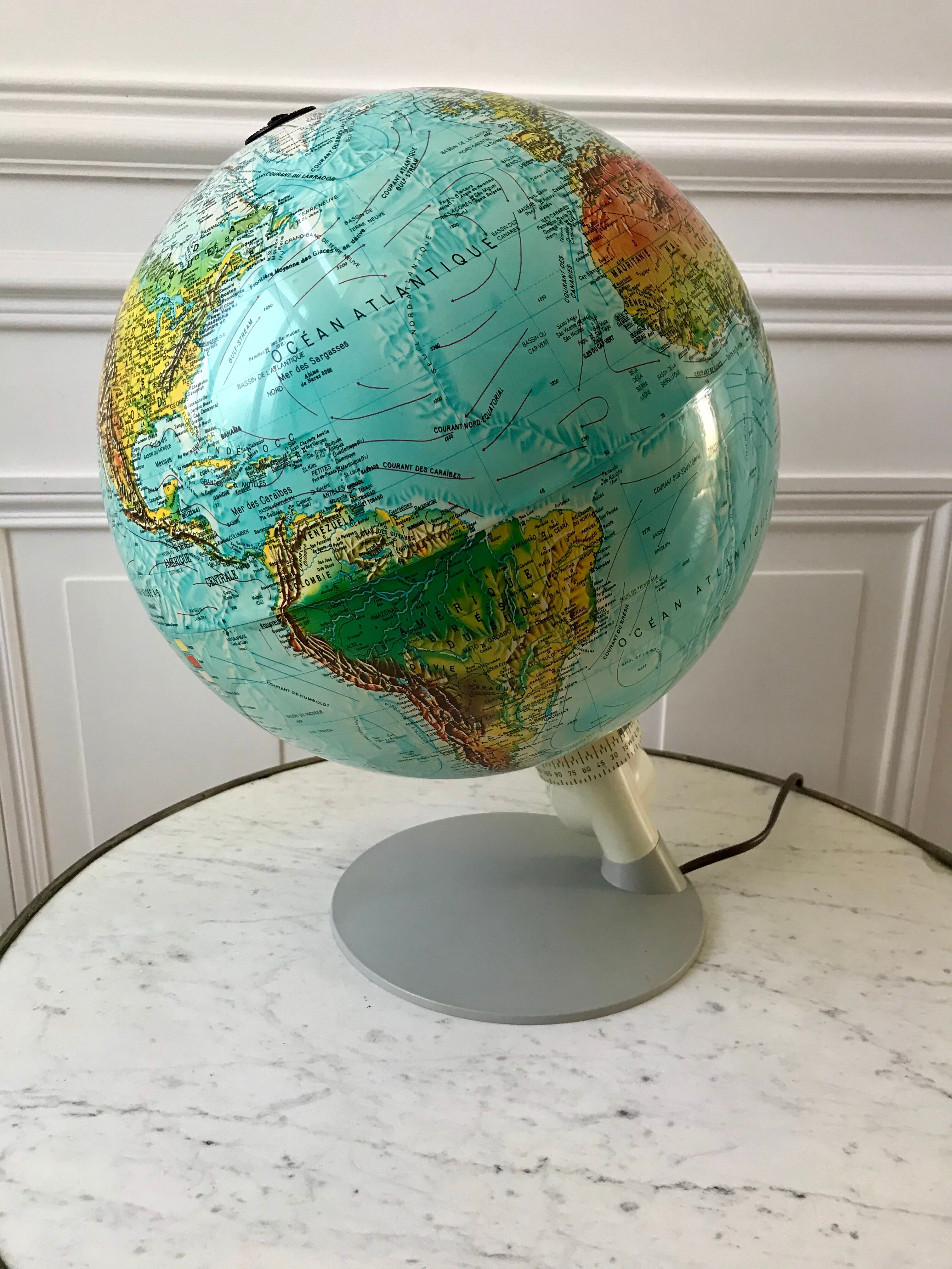 luminous globe Scandinavian design Made in Denmark 1976