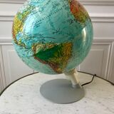 globe terrestre lumineux design scandinave Made in Denmark 1976