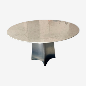 Round dining table by Luigi Saccardo for Maison Jansen / 70s