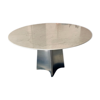 Round dining table by Luigi Saccardo for Maison Jansen / 70s