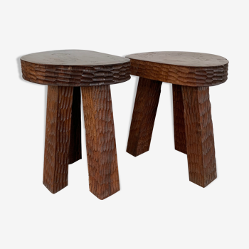 Brutalist stools