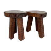 Brutalist stools