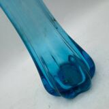 Blue glass vase, 1960s
