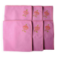 6 hand-embroidered napkins