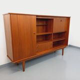 High Scandinavian style vintage teak sideboard from the 60s