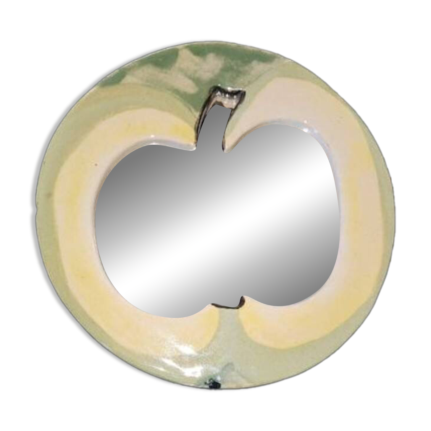 Ceramic apple mirror, 1970