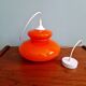 Suspension Space Age in opaline orange, 1960s-70s