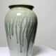 Wabi-Sabi Modernist Vase, Handcrafted Stoneware with Vintage Ash Glaze