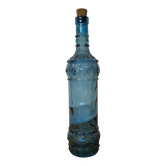 Bouteille bleu turquoise