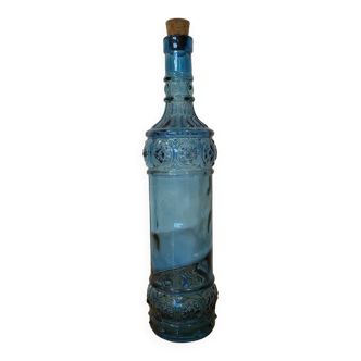 Turquoise blue bottle