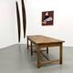 Table de Ferme "Meuble de Métier" en Pin – 8 Tiroirs (L221 cm)