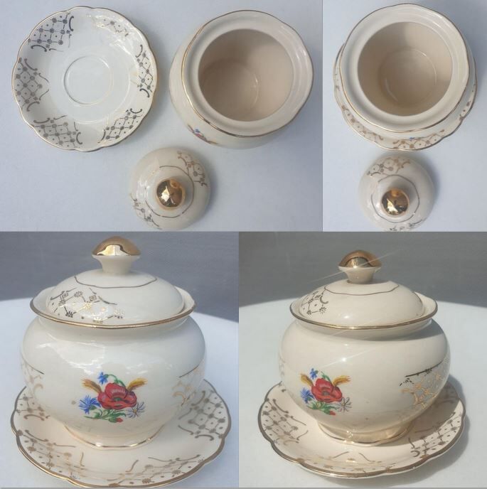 Sucrier Villeroy & Boch 1950 fleurs des champs 7012