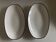 Pair of Siena KMK glazed stoneware dishes, Scandinavian, 1965.