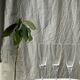 Set of 5 glass champagne flutes with twisted ribbed base