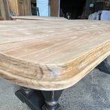 Solid wood dining table