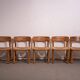 Chaises en pin et en corde de Ranier Daumiller