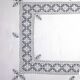 Embroidered tablecloth with 12 matching napkins